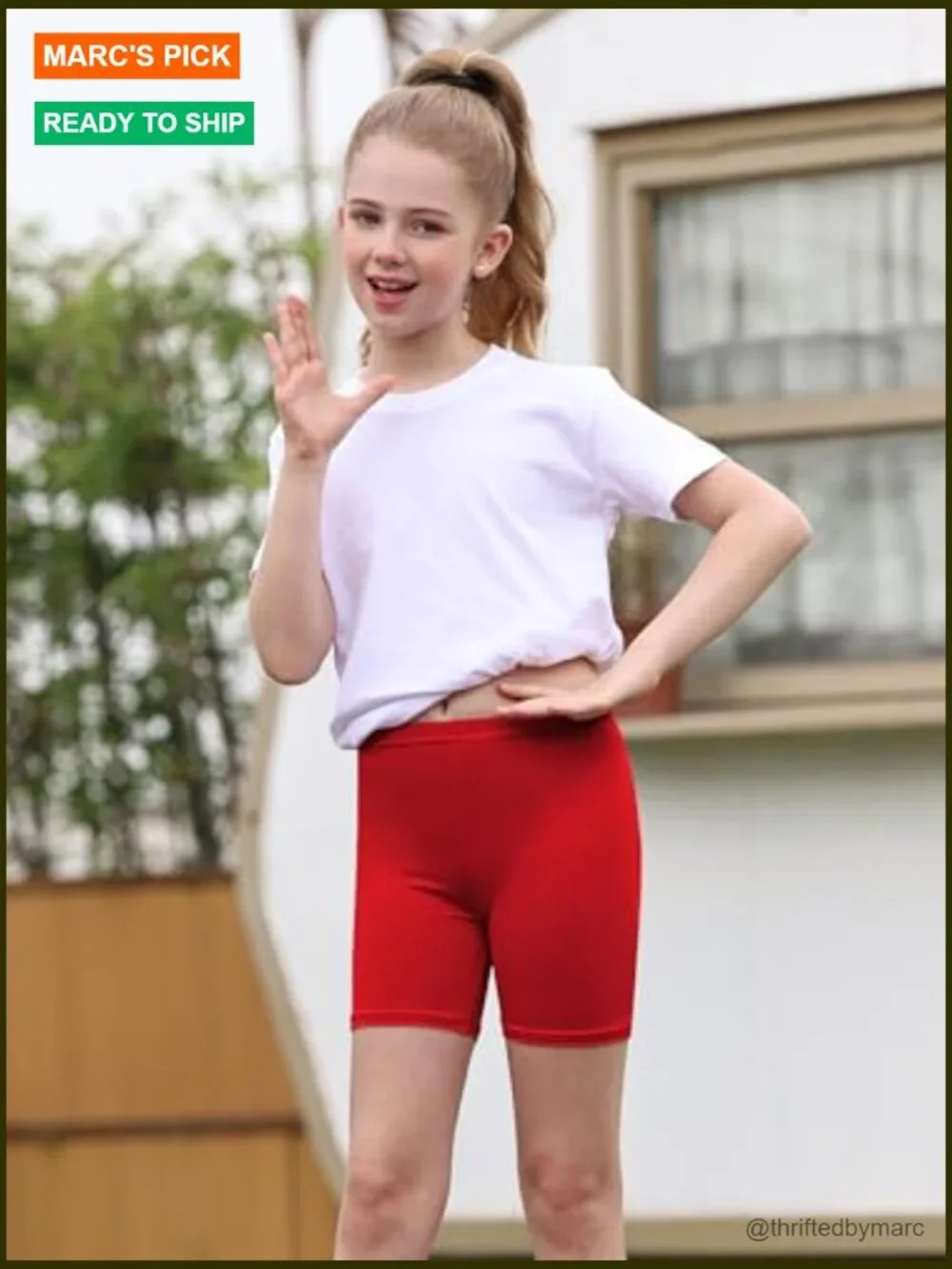 10 Pack Girls Bike Shorts Cartwheel Toddler Under Dress Active